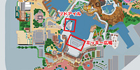 びしょ濡れハーバースプラッシュの開催場所マップ| キャステル | CASTEL ディズニー情報