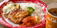 チキンとエビのアソートプレート| キャステル | CASTEL ディズニー情報