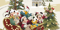 ディズニーリゾートラインのクリスマスデザインのフリーきっぷ| キャステル | CASTEL ディズニー情報