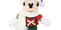 ミッキーぬいぐるみバッジ(クリスマスグッズ2025)| キャステル | CASTEL ディズニー情報