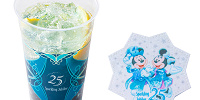 レモネード（ブルーシロップ＆バタフライピー）、スーベニアコースター付き| キャステル | CASTEL ディズニー情報