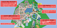 USJ25周年フード販売場所マップ（食べ歩きフード）| キャステル | CASTEL ディズニー情報