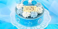 25周年のケーキ| キャステル | CASTEL ディズニー情報
