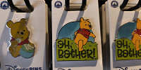 アナハイムディズニーのピンバッジ：プーさん（Oh Bother!）| キャステル | CASTEL ディズニー情報