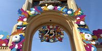 25周年のUSJゲート| キャステル | CASTEL ディズニー情報