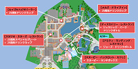 【6/29〜】USJ25周年フード販売場所マップ（レストランフード）| キャステル | CASTEL ディズニー情報