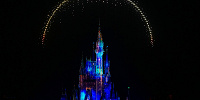 Reach for the Stars：Everlasting Dreams：まずはディズニー映画のオープニングのように円弧が描かれ| キャステル | CASTEL ディズニー情報