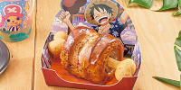 ルフィの肉ー！ ラズベリー＆塩キャラメルムース| キャステル | CASTEL ディズニー情報