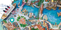タワーオブテラーの地図| キャステル | CASTEL ディズニー情報