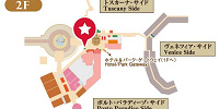 パークチケットカウンターの地図| キャステル | CASTEL ディズニー情報