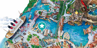 リバティ・ランディング・ダイナーの地図| キャステル | CASTEL ディズニー情報
