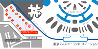 東京ディズニーランド・スターミナル地図| キャステル | CASTEL ディズニー情報