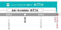 梅田駅／大阪駅からUSJまで直通電車で約11分| キャステル | CASTEL ディズニー情報