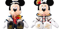 ミッキー＆ミニーぬいぐるみ（ディズニーシー限定）| キャステル | CASTEL ディズニー情報