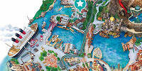 地図| キャステル | CASTEL ディズニー情報