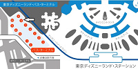 ディズニーランド発、羽田／成田空港行きのバスは8番乗り場| キャステル | CASTEL ディズニー情報