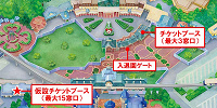 【2019年5月8日（水）から】入園ゲート＆チケットブース| キャステル | CASTEL ディズニー情報