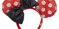 Red & White Polka Dots Ears| キャステル | CASTEL ディズニー情報
