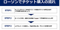 ローソンでチケット購入の流れ| キャステル | CASTEL ディズニー情報