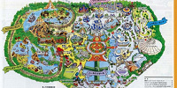1991年のパークマップ| キャステル | CASTEL ディズニー情報