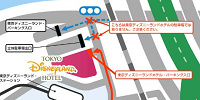 駐車場の場所| キャステル | CASTEL ディズニー情報