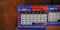 スパイダーマンのブロックカレンダー| キャステル | CASTEL ディズニー情報