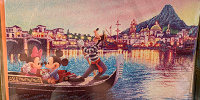 ヴェネツィアン・ゴンドラポストカード| キャステル | CASTEL ディズニー情報