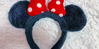 赤いドットのミニーカチューシャ| キャステル | CASTEL ディズニー情報