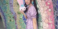 花柄×ミニワンピースのコーデ| キャステル | CASTEL ディズニー情報