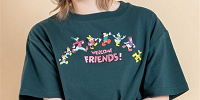 レトロ刺繍Tシャツ| キャステル | CASTEL ディズニー情報