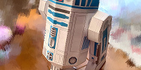 R2-D2のぺーパークラフト| キャステル | CASTEL ディズニー情報