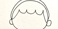 シンデレラ書き方③丸い耳飾りを描く| キャステル | CASTEL ディズニー情報