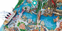ケープコッド・クックオフ　マップ| キャステル | CASTEL ディズニー情報