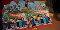 マリオ＆ルイージのフォト台紙サンプル| キャステル | CASTEL ディズニー情報