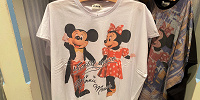 ミッキー＆ミニーレディースTシャツ（ホワイト）| キャステル | CASTEL ディズニー情報