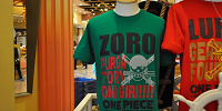 ゾロのロゴ入りTシャツ三刀流「鬼斬り」| キャステル | CASTEL ディズニー情報