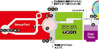 パレットタウン館内図| キャステル | CASTEL ディズニー情報