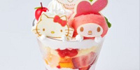 ハローキティ・マイメロティ・ウィッシュミーメルのパフェ| キャステル | CASTEL ディズニー情報