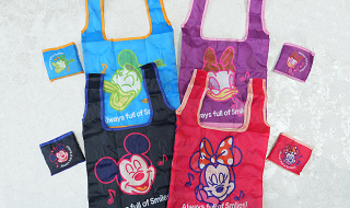 ディズニーガチャガチャ新エコバッグ4種類のデザイン、販売場所、値段を紹介