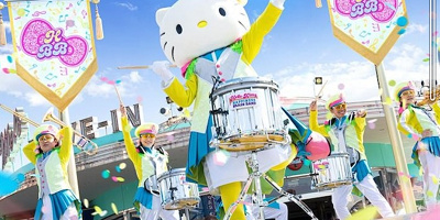 USJの「ハローキティ・ハピネス・ブラスバンド」を解説！開催場所と公演回数、演奏曲、グリーティング情報も！