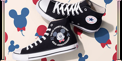 【7/10発売】ディズニー40周年コンバースコラボグッズまとめ！