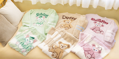 【10/2発売】ダッフィー×ジェラピケ(gelato pique)グッズ第2弾！秋冬向けのルームウェアやブランケットが登場
