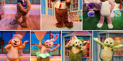 Disney ダッフィー＆シェリーメイ＆ジェラトーニ＆ステラルー