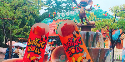 【ミッキーのトレーラー】トゥーンタウンで春巻きを食べよう☆場所やメニュー、スプリングロール情報も！