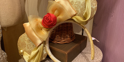 【美女と野獣】ベルカチューシャが登場！ドレス＆バラがモチーフになったデザイン！値段＆販売場所まとめ