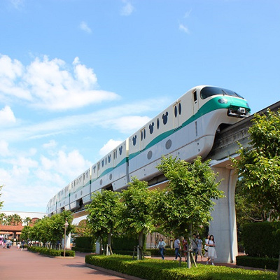 ディズニーリゾートラインの乗車券が二次元コードに