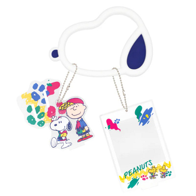 スヌーピーキーチェーン＆ハンドストラップセット