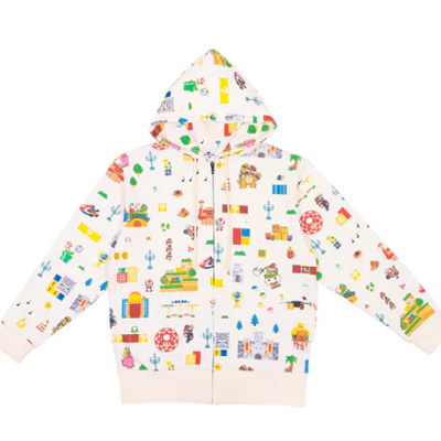 マリオエリア5周年パーカー