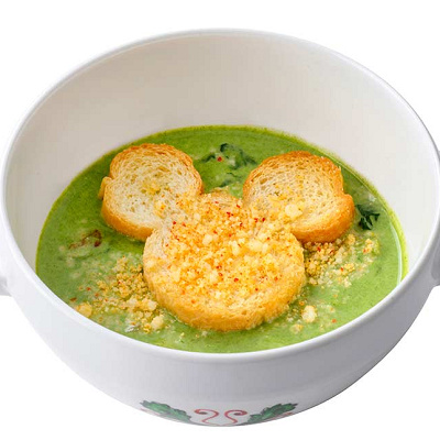 ほうれん草とパンチェッタのクリームスープ