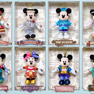 ディズニーシー25周年 8つのテーマポートグッズ